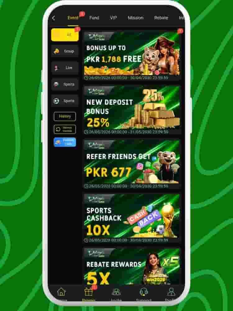 TY777 Game APK Events -