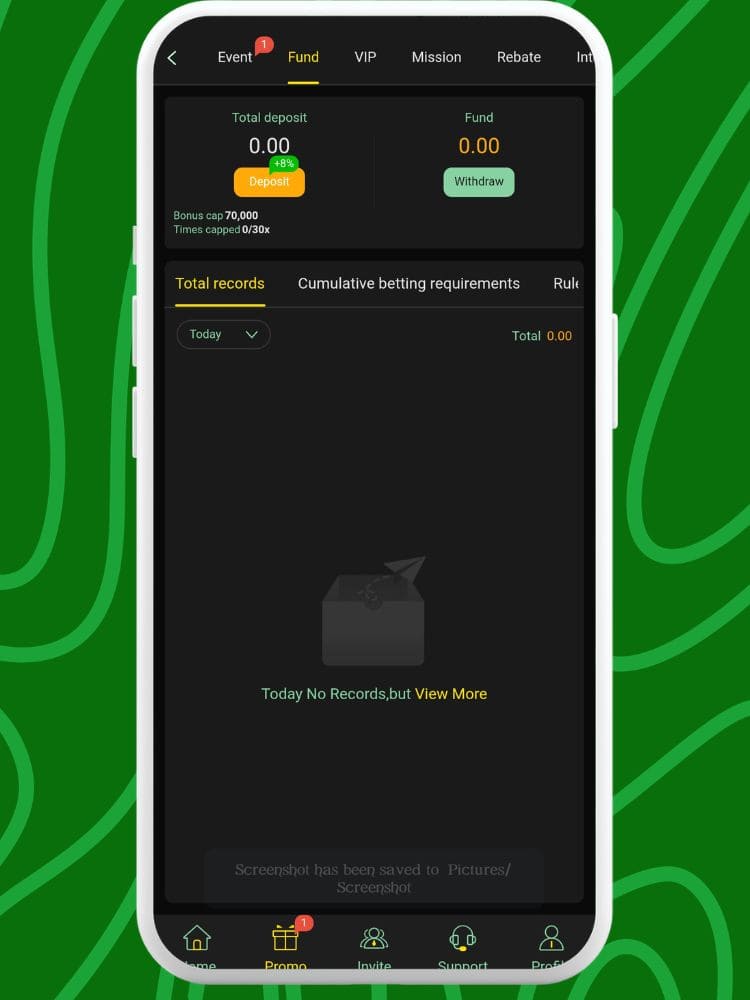 TY777 Game Fund - Deposit Fund Section