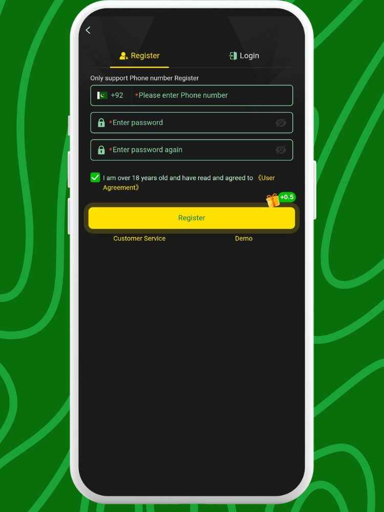 TY777 Game Registration Section